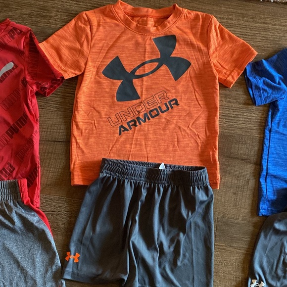 Boys under armor, short sleeve and short set lot size 3T - Picture 2 of 4